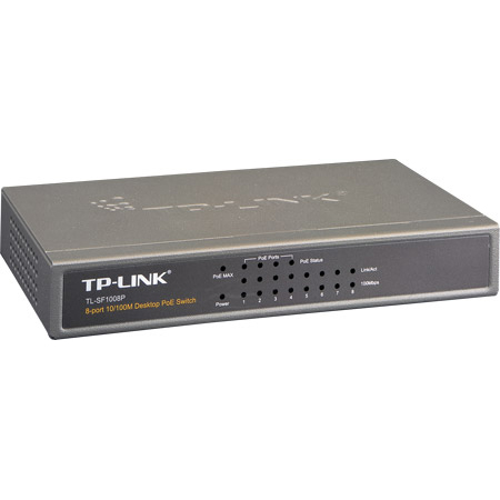8-PORT 10/100M DESKTOP POE SWITCH TL-SF1008P, 8-PORT SWITCH TL-SF1008P, SWITCH TL-SF1008P